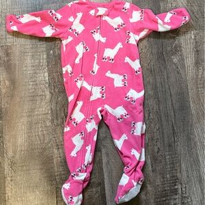 Pink Llama Kids One Piece